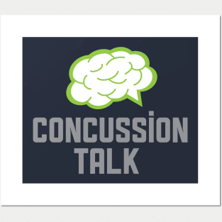 Concussion Talk Posters and Art
